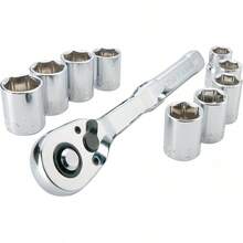 CRAFTSMAN - Juego de herramientas mecánicas,étrico, unidad de 3/8 pulgadas, 10 piezas (CMMT34564) B0HA - NUEVO MM, 3/8 pulgadas - Ver 1