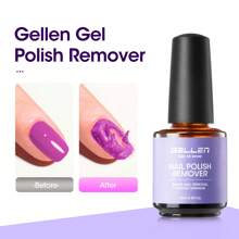 Gellen Removedor de Esmalte de Gel Gellen, 1 peça/2 peças Removedor de Esmalte de Gel com Lixa de Unha e Empurrador de Cutículas, Removedor de Esmalte de Gel de Unha Remove Facilmente e Rapidamente Esmalte de Gel em 2-5 minutos