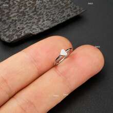 DAILI 1 件男女通用鼻环，20G 18G 不锈钢心形星形耳环耳屏隔膜穿孔 CZ 耳塞环铰链段隔膜唇软骨双环 8mm 10mm 男女通用 - 1個星星無縫圈鼻環 - 查看 12