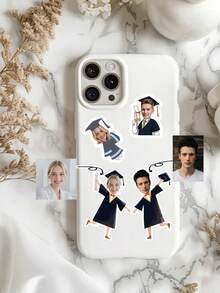 Nhãn dán tùy chỉnh cho mùa tốt nghiệp, Hình đại diện nhãn dán tùy chỉnh được cá nhân hóa, Tải ảnh lên để tùy chỉnh hình đại diện nhãn dán, Nhãn dán mùa tốt nghiệp phù hợp cho sổ lưu niệm, Nhật ký, Sổ tay, Máy tính xách tay, Cản, Ván trượt, Bình nước, Máy tính, Điện thoại, Phim hoạt hình, Mũ bảo hiểm, Nhãn dán ô tô, Quay lại trường học - Nhiều màu - Xem 3