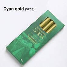 5pcs Sealing Wax Sticks For Stamps,Multicolor Wax Stick , Fire Paint Seal Sealing Wax- Premium Quality Plastic Seal Wax Bars For Invitations, Letters, Envelopes -1.1cm Diameter Boxed Set - For Crafting & DIY Enthusiasts,Back To School,School Supplies