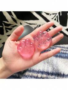 عجينة عشوائية الأسلوب ، موسيقى العجن ، دمى العجين الكرتونية الجميلة ، ألعاب إجهاد مصغرة ، ألعاب ضغط شفافة ، قط متوهج ، لعب تحفيزية لمساعدة التركيز والاسترخاء ، قطة صغيرة كيوتي لعبة ضغط