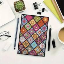 5D Diamond Drawing Notebook - DIY Landscape Flower Animal - Diary With Artificial Leather Cover - Special Shaped Artificial Diamond Hardcover Sketchbook, Suitable For Home Office Art - Holiday Birthday Gift, Graduation Gift