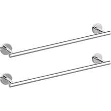 24 Inch Polished Chrome Bathroom Towel Bar, 2 Pieces Towel Racks For Bathroom SUS304 Thicken Stainless Steel Towel Holder-Yl - Chrome - View 1
