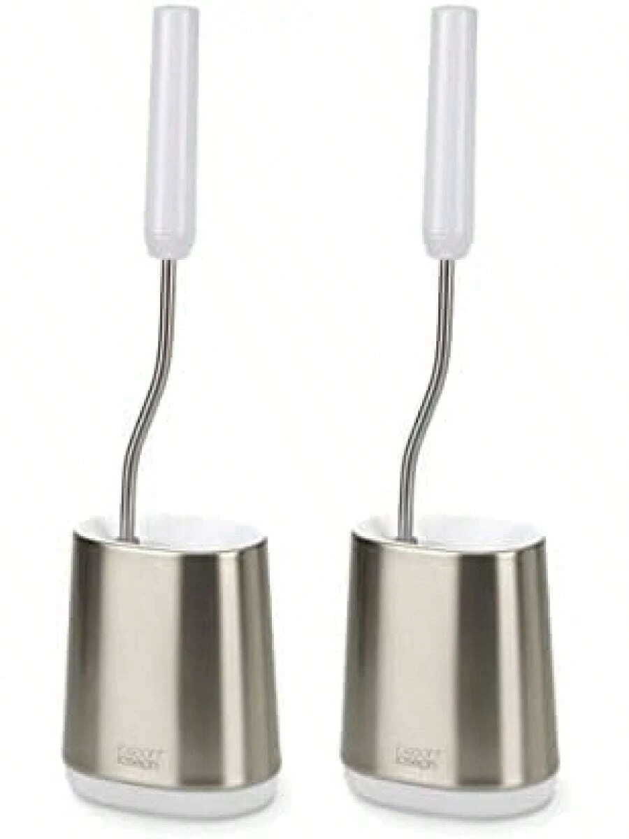Joseph Joseph Flex 360 Advanced Toilet Brush With Matte Finish - Stainless Steel - 查看 1