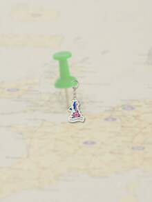 1 件亚克力卡通欧洲部分国家地图图案主题钥匙扣挂件背包装饰/包包配件/书包配件/钱包挂件/朋友礼物汽车配件包包挂件可爱哥特 Y2k - 彩色 - 查看 33