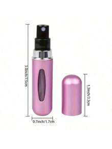 1/3/5/10/15pcs Portable Perfume Travel Refillable Bottle, 5ml Travel Size Atomizer Dispenser, Pocket Purse Perfume On The Go Container, Spray Bottles For Traveling