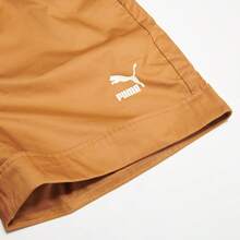 Puma 女士棉质休闲短裤（可拆卸背带） 货号：53751674 - 土黃色 - 查看 4