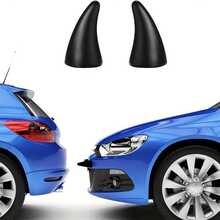 2 件魔鬼角车顶装饰，3D 立体汽车个性化防刮保护防撞贴纸，适用于所有汽车 - 彩色 - 查看 6