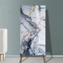 20-Pack Self-Adhesive Marble Wall Stickers - Bohemian Textured Vinyl Peel & Stick Tiles With 3 Marble Designs (Black/Golden, Grey/White, /Golden) For Bathroom, Kitchen, Living Room, Office Decor - High Quality & Easy To Clean, Bathroom Accessories - Multicolor - View 9