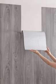 1 Roll Vintage Wooden Floor Vinyl Flooring - Thick, Self-Adhesive, Scratch-Resistant, Easy-Clean, DIY Home Renovation, Indoor Decor, Removable & Reusable, Home Renovation Flooring | Vintage Wooden Flooring | Easy Installation Flooring