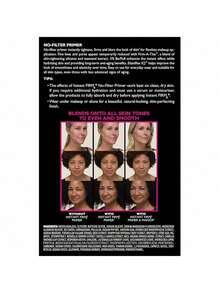 Peter Thomas Rothy | Instant FIRMx No-Filter Primer, Tensado Instantáneo de la Piel, Firmeza Cutánea Inmediata, Prebase Maquillaje para el Rostro, Prebase Difuminadora de Poros - Multicolor - Ver 5