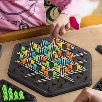 1pc Interesting & Challenging Chain Chess Strategy Board Game, Multi-Player Interactive Logic Thinking