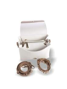 SATCHEL VALENTINO, Minimalist & Practical Multi-Functional Bag - White - View 5
