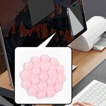 1 Stück/2 Stücke rechteckiger Silikonnapf-Handyhalter einseitig/doppelseitig, 10 Farboptionen, tragbarer & beweglicher Handyhalter, Handyhalterung