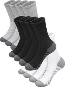 60pcs/50pcs Comfortable Sports Round Neck Tennis Socks For Men, Suitable For Outdoor And Casual Wear, All Season, White Antibacterial Odor-Resistant Moisture-Wicking Athletic Socks, Thick And Comfortable For Daily Wear, Couples Casual Socks, Cute Socks, Girls Socks, Autumn/Winter & Spring/Autumn, Mesh Detail, Guiding Hole Design, Moisture Absorption And Perspiration, Soft And Smooth, Suitable For Various Holidays, Sports, Leisure, Business And Daily Wear, Can Be Worn All Year Round, 40pcs/30pcs/24pcs/20pcs/16pcs/12pcs/10pcs/8pcs/6pcs/4pcs/2pcs