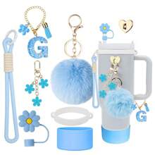 Stanley-Cup-Dekorationszubehör, 8–9 mm Strohhalmverschluss, Silikonstiefel 30 40 oz, kompatibel mit Stanley Cup, Weihnachtsgeschenk für Mädchen, DIY-Geschenk, kreative Dekoration, Thanksgiving-Dekoration, Geschenk-Dekoration für Freunde, Weihnachtsparty-Dekoration, Stanley-Zubehör, Weihnachtsbecher, Schulanfangsbedarf