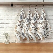2/4pcs Kitchen Towels: Greyhound, Whippet And Hunting Dog Patterns, 16x24 Inches, Super Soft, Highly Absorbent, Cartoon Dog Designs, Machine Washable, Rectangular, Rayon Fiber, Fabric Material - Multicolor - View 6