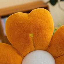 1pc, Soft Flower Plush Chair Cushion & Throw Pillow - Cozy Polyester, Machine Washable, Perfect For Bedroom Sofa Chairs Gifts Birthday Graduation