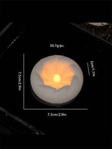 12个防水电池供电漂浮蜡烛灯：无焰电子蜡烛，适用于婚礼装饰、泳池派对和许愿灯。Ins风LED漂浮水灯可用作拍照道具、生日装饰、香薰灯、应急灯和防水灯。