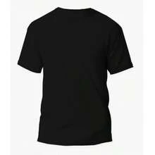 KIT 3 Basic Plain Men's T-Shirts 100% Cotton 30.1 - Brown + Beige + Black - View 4