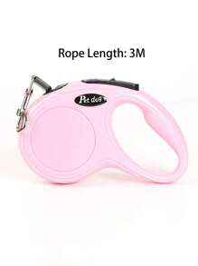 1pc 3 Meters/5m Retractable Pet Dog Leash For Medium Small Dogs, Multiple Colors Available