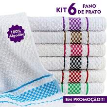 Kitchen Towels/Tea Towel Set Of 6 Pieces Jacquard 45x70 Cm Terry Cloth 370 G/M² Premium Wholesale - 藍色 - 查看 2