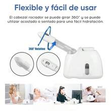 Vaporizador Humidificador Profesional Facial Multifuncional Spa Ozono Estetica Barberia Casa Hogar Instrumento De Vapor Belleza Skin Para Rostro Cuidado Poros Puntos Negros Para Exfoliar Facil Practico Utilizar De Varias Posiciones - Tipo de Enchufe A USA (110-127V) - Ver 10