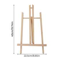 1 pieza/3 piezas Caballete de escritorio de madera ajustable - Trípode plegable portátil en forma de A, adecuado para pintura, arte, manualidades - Ideal para artistas, estudiantes, principiantes - Excelente para el aula, el hogar, el estudio, reuniones de arte - Puede mostrar lienzos, fotos, letreros - Color de la madera - Ver 7
