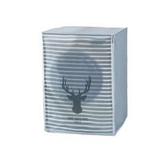 1PC Washing Machine Cover Waterproof Dustproof Top Open Zippered Thickened Washing Machine Cover Printed Dustproof Cover - Multicolor - View 9