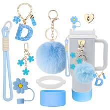 Stanley-Cup-Dekorationszubehör, 8–9 mm Strohhalmverschluss, Silikonstiefel 30 40 oz, kompatibel mit Stanley Cup, Weihnachtsgeschenk für Mädchen, DIY-Geschenk, kreative Dekoration, Thanksgiving-Dekoration, Geschenk-Dekoration für Freunde, Weihnachtsparty-Dekoration, Stanley-Zubehör, Weihnachtsbecher, Schulanfangsbedarf