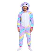 nerd hunters Pigiama kigurumi per adulti, in peluche, costume unisex di cosplay a forma di coniglio