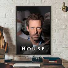 1pc Vintage Classic House MD TV Wall Art Poster Living Room Bar Cafe Bedroom Office Home Decorative Canvas Painting Optional Frame - Multicolor - View 37