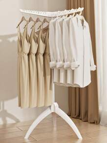 1 pièce Séchoir à linge trépied pliable, porte-vêtements portable pliable pour la lessive, le voyage, le balcon, la chambre à coucher