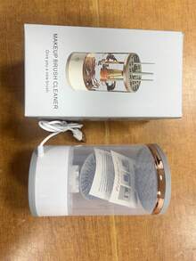 1 件 USB 电动化妆刷清洁器，自动化妆刷清洁工具，快速高效深度清洁所有类型的刷子，便携式，适合旅行家庭使用，适用于美容化妆刷套装、眼影刷、腮红刷，适合化妆爱好者和专业人士，包、收纳袋、收纳盒、化妆品收纳盒、化妆品