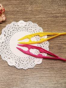 5pcs DIY Tool Tweezers Plastic Tweezers DIY Jewelry Tool Tweezers Plastic Anti-Static Tweezers