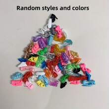10pcs/20pcs/30pcs Or Assorted Color And Size High Heels Shoe Sets (Style And Color Random), Fit For 11.8 Inch Dolls - Plastic Shoe Accessories - Perfect Gift For Girls