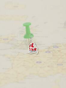 1 件亚克力卡通欧洲部分国家地图图案主题钥匙扣挂件背包装饰/包包配件/书包配件/钱包挂件/朋友礼物汽车配件包包挂件可爱哥特 Y2k - 彩色 - 查看 9