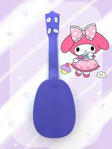 Sanrio 1Pc Kuromi 古典尤克里里吉他乐器初学者，互动亲子 Sanrio 音乐玩具。创意玩具逼真 4 弦吉他尤克里里。