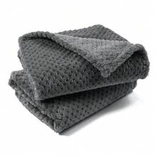 1 Stück Korallenfleece Haustier Decke, Hund/Katze weiche Plüsch Wohndecke, Klimaanlage Quilt, leicht, atmungsaktiv und bequem für mittelgroße und kleine Hunde und Katzen