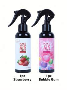 1 peça/2 peças, 150ml/5,07oz, Spray de Aromaterapia com Extrato Vegetal, Purificador de Ar Forte para Roupas, Casa e Carro, Difusor de Aroma, Emissão Natural para Remover Odores, Tornar o Ar Fresco, Acalmar Emoções, Criar uma Atmosfera Romântica, Baunilha, Chiclete, Cereja, Morango, Jasmim, Limão, Gelo Preto, Carro Novo, Colônia, Adequado para Decoração Doméstica, Carros, Salas de Estar, Quartos, Banheiros, Salas de Estudo, Presentes de Aniversário e Formatura, Portátil