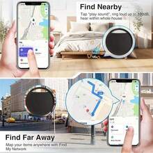 RSH 5pcs AirTag Smart Tags, "Find My" Luggage Tracker, Compatible With IPhone (IOS Only, Not Compatible With Android), Global Precise Anti-Loss Positioning Smart Tracker, Replaceable Battery, Privacy Protection, Suitable For Keys, Backpacks, Suitcases - Multicolor - View 4
