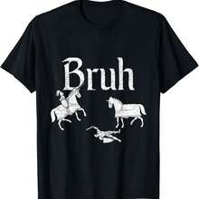 Camiseta Medieval divertida del Festival del Renacimiento Retro de la justa - Negro - Ver 1