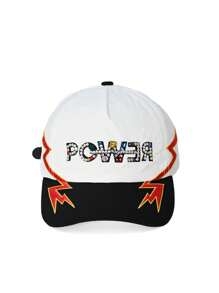 1pc PCWER Embroidered Baseball Cap, Adjustable Hat, Fashion Breathable Versatile Outdoor Sun Protection, Great Gift For Holidays