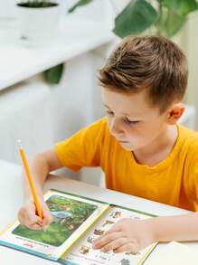 1 Libro árabe de palabras matemáticas, letras, animales y otros temas de educación inicial preescolar para mejorar la capacidad de aprendizaje y el interés de los niños