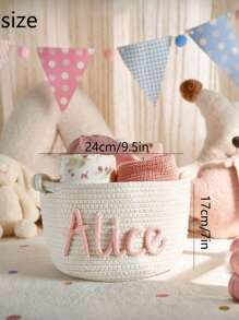 Cesto di immagazzinaggio intrecciato di colore tinta unita fatto a mano personalizzato con manico, cesto di immagazzinaggio con corda personalizzata per giocattoli, cosmetici, articoli per la casa, cesto regalo decorativo per camera, vacanze, nuova sposa, damigella, blu, per il ritorno a scuola, multifunzionale, durevole, ornamentale, riutilizzabile, raffinato, stiloso, di alta qualità, colorato, moderno, personalizzato, unico, regali ideali per lui, regali ideali per lei, ragazzo, papà, ragazza, mamma, famiglia, amici, sala da tè, casa, giardino, ufficio, per anniversari, per San Valentino, per la Festa della Mamma, per compleanni, per la Festa del Papà, per laurea, per matrimoni, per il riscaldamento della casa