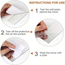 1 Set DIY Wall Mirror Furniture Stickers, Self-Adhesive Puzzle Installation Removable Wall Art Stickers, 2D Geometric Art Decor, Diamond Shaped Acrylic Mirror Wall Decals, Suitable For Bedroom, Living Room, Home, Office, Furniture Decoration Home Decor Back To School Room Decor School Supplies