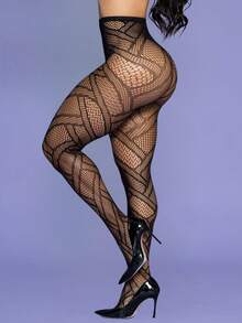 Women's Sexy Fishnet Stockings Mesh High Quality Sheer Sexy Black High Waist Valentine's Day Thanksgiving Halloween Christmas Pride Month Carnival Women's Day New Year Others Elegant Funky Casual-Casual Casual-Comfortable Cute-Innocence Cute-Sweet Romantic-Romantic Fantasy-Simple Fantasy-Soft Romantic-Floral Romantic-French Fantasy-Beautiful Exotic-Punk Exotic-Gothic Exotic-Funny Cute-Funny Fantasy-Elegant Formal Casual Casual Everyday Luxurious Cute & Fun Romantic-Vintage Cos Sexy Ultra Sexy Unisex Classic Sexy Sexy Breathable Winter - 黑色 - 查看 2