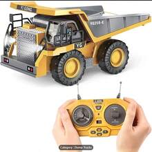 [Multi-Functional] Remote Control Excavator Toy - Lightweight, Long-Lasting Play, Suitable For Boys, Construction Toy, Engineering Vehicle Toy, Perfect For Christmas, Birthday, Thanksgiving, Easter Gifts