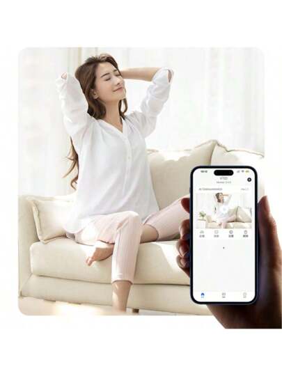 1pc Mini Full HD Wireless 1080P Surveillance Camera, Supporting WIFI Link, Night Vision, Two Way Voice Call, Motion Detection Functions, Convenient Installation, Remote Viewing Through APP, Taking Care Of Children, The Elderly Pets, Very Family. view 9